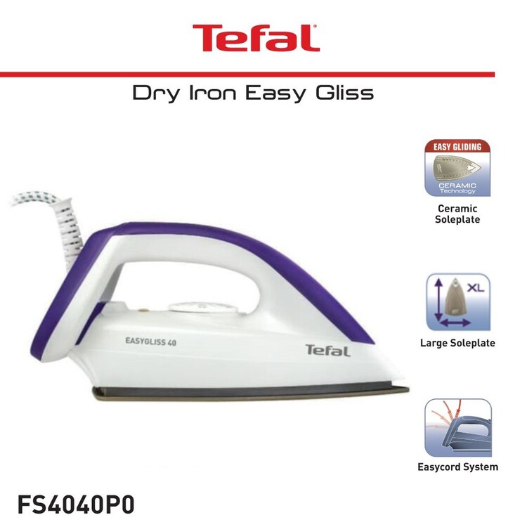 [GIFT] Tefal Dry Iron Easy Gliss / Setrika FS4040