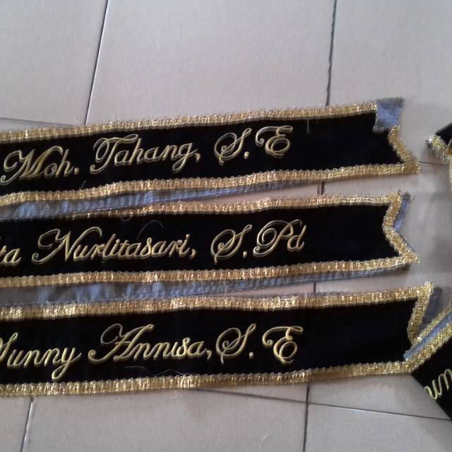 Selempang Wisuda/Sarjana/ Ulang tahun.