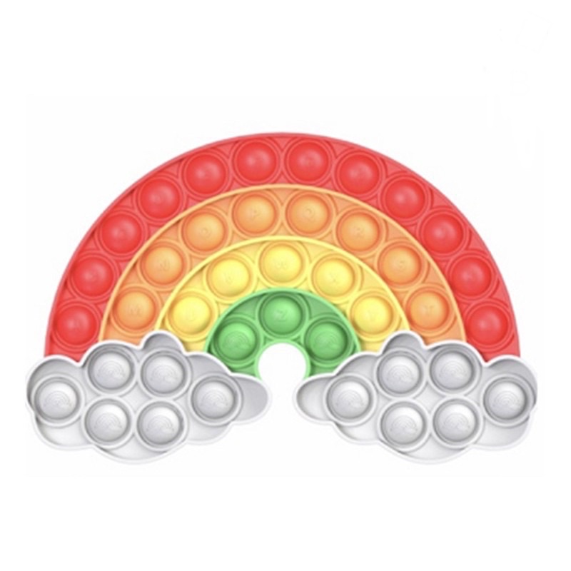 POP IT FIDGET/mainan viral tiktok/mainan pop it/mainan sensorik-Pelangi