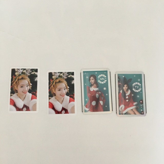 TWICE TWICECOASTER CHRISTMAS EDITION PHOTOCARDS