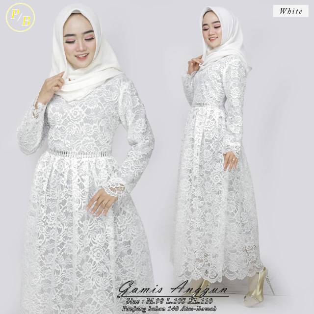 Baju gamis brokat