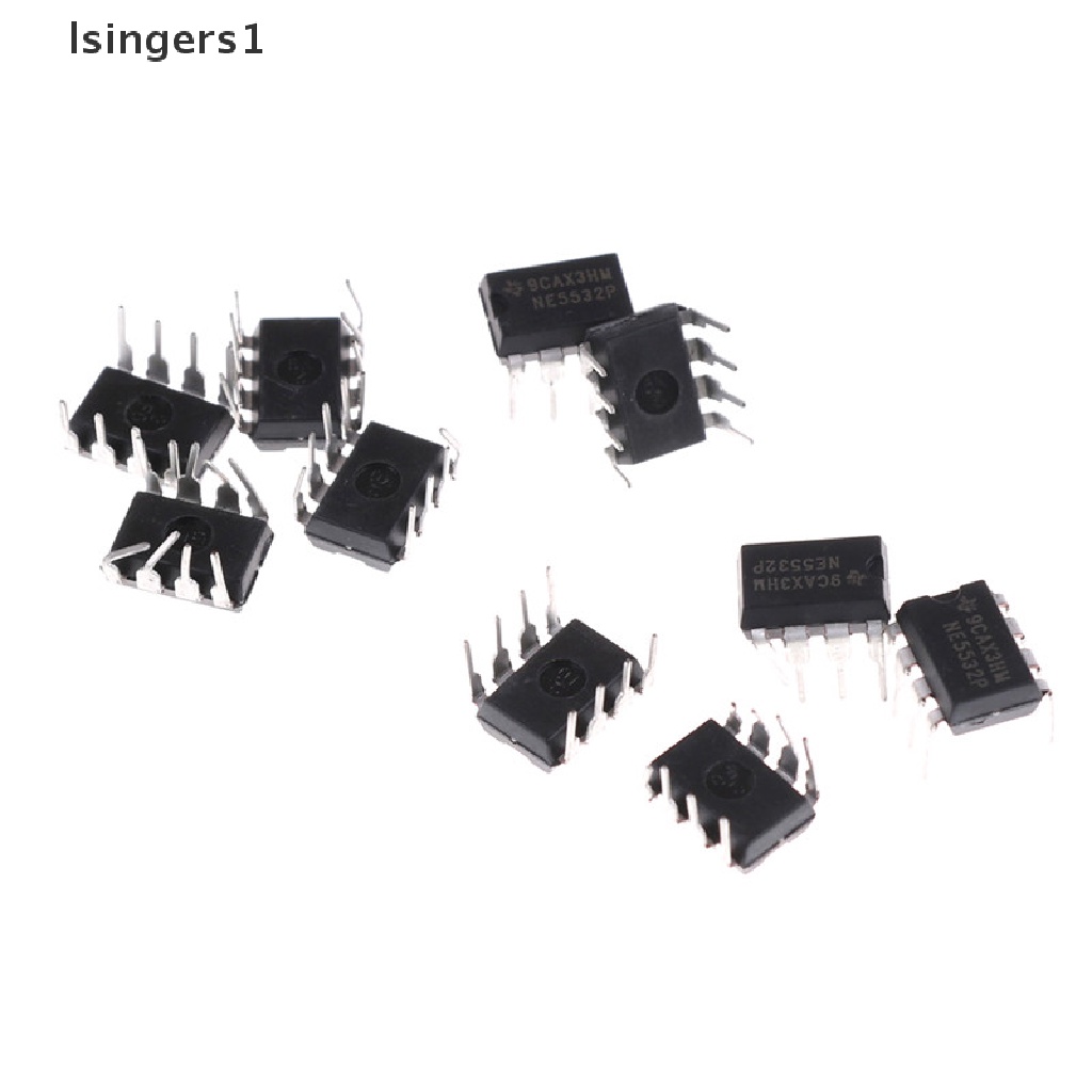 (lsingers1) 10pcs IC NE5532P NE5532 DIP-8 Dual Low Noise Op-Amp TI