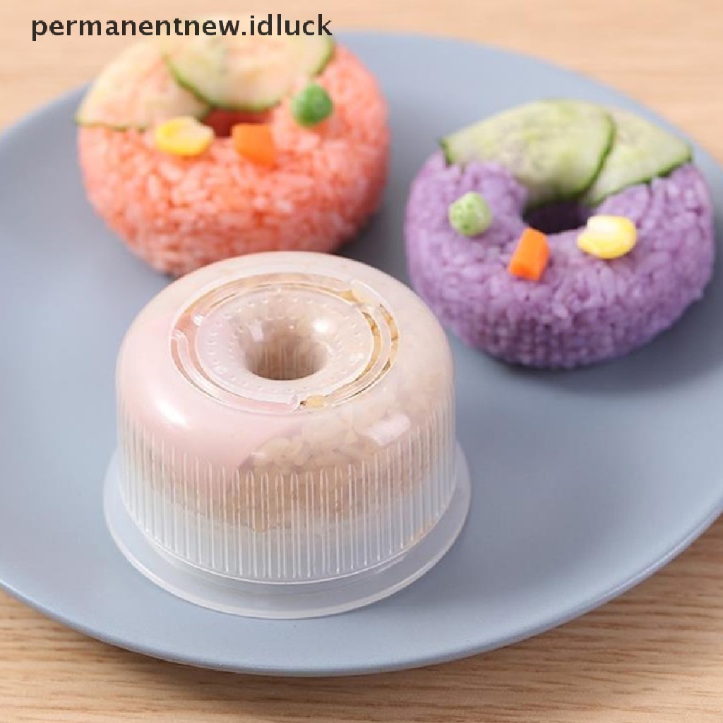 2 Pcs Cetakan Pembuat Bola Nasi Sushi Donat Kreatif Tidak Lengket Untuk Rumah