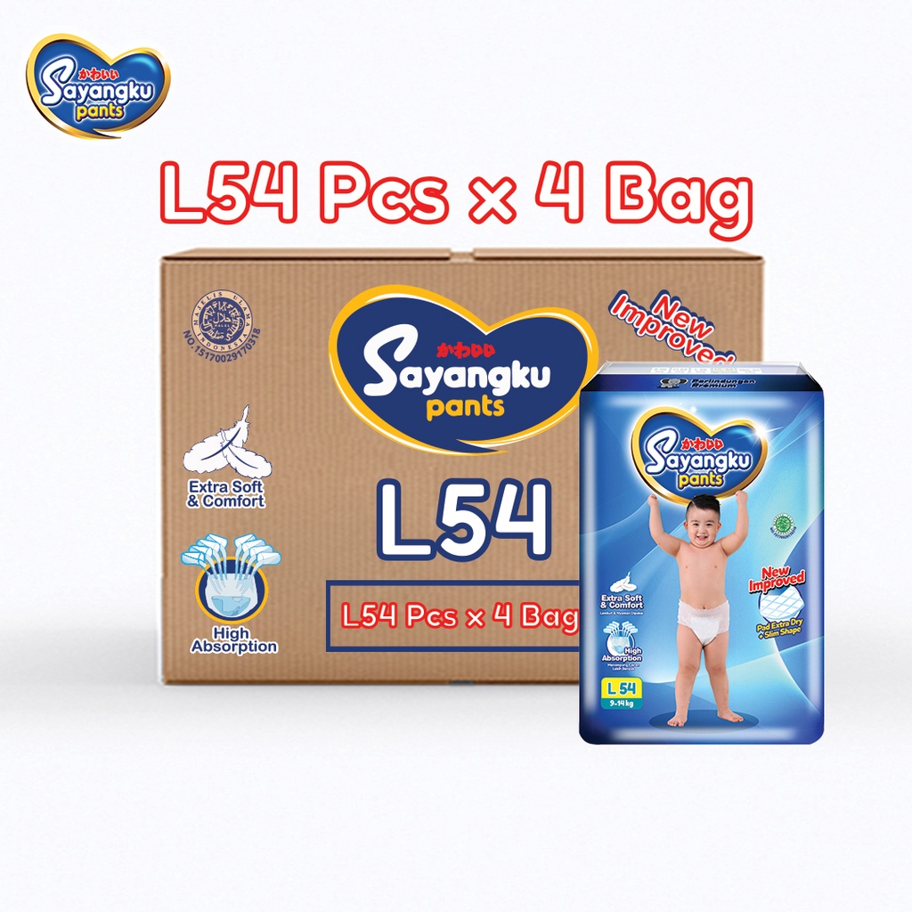 SAYANGKU PANTS L54 X 4 BAGS (1 KARTON)