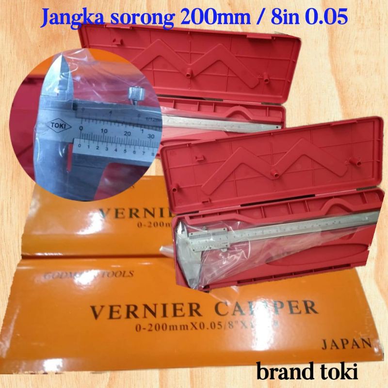 Toki jangka Sorong sigmat 200mm - jangka Sorong 8 inch toki