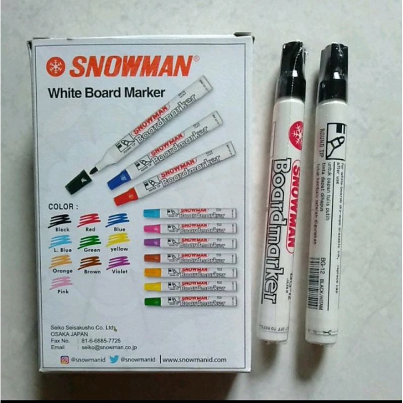 

Snowman Board marker