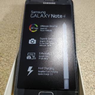 Samsung Galaxy Note 4 Original (SM-N910H) - Black - 100% Segel Resmi