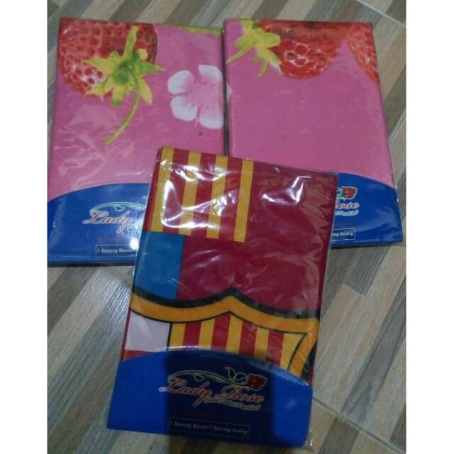 SARUNG BANTAL GULING RANDOM/ACAK LADYROSE KINTAKUN MURAH