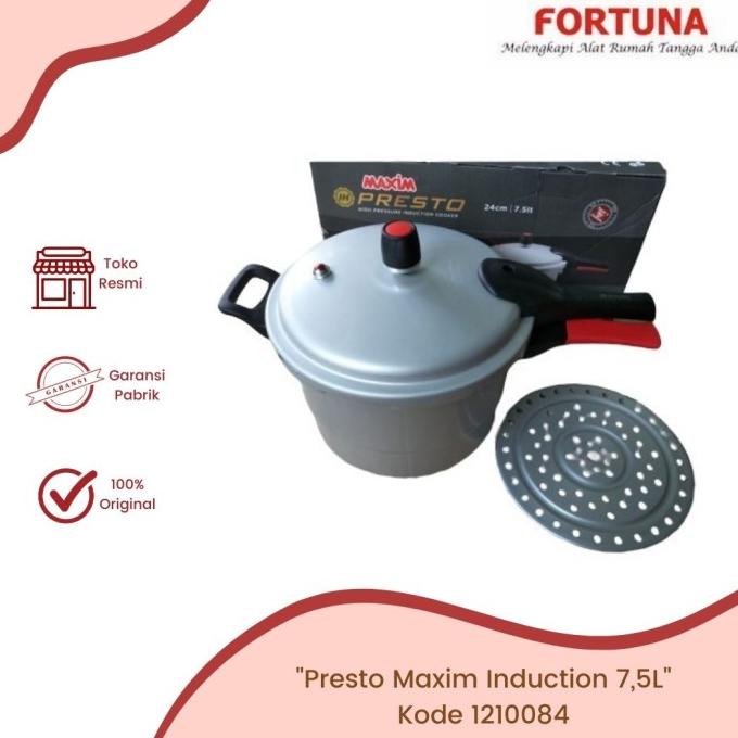 Maspion Presto 7L - Panci Tekan Aluminium Kapasitas Besar