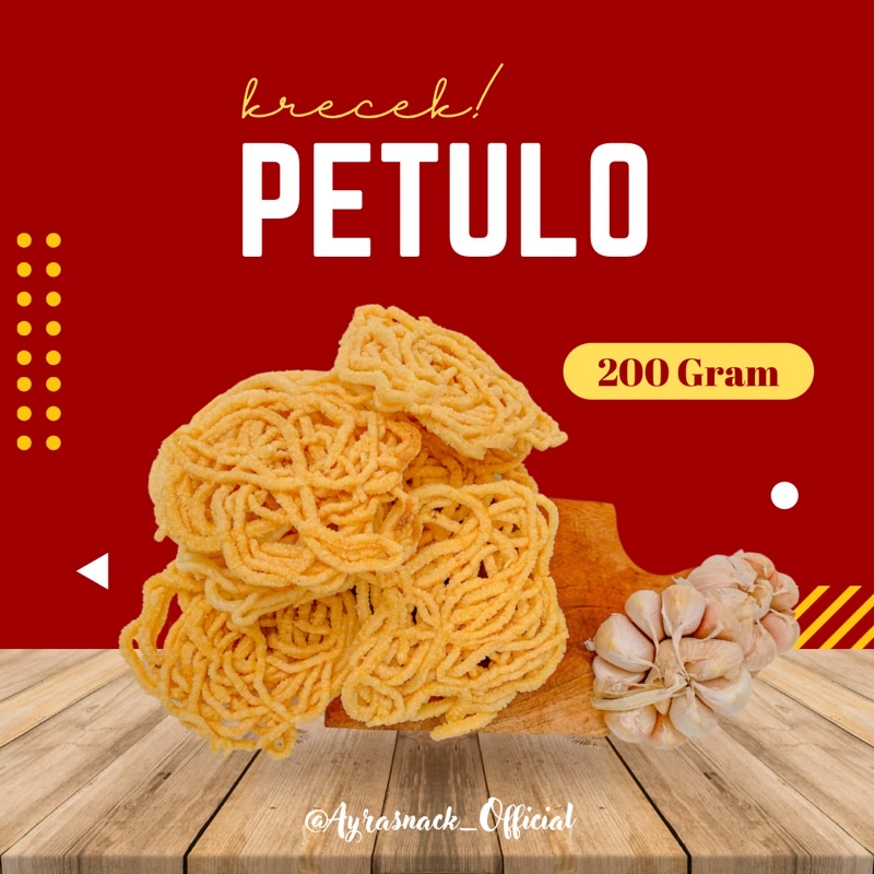 

Kerupuk Petulo 350 Gram / Kerecek Kerupuk / Kerupuk Singkong