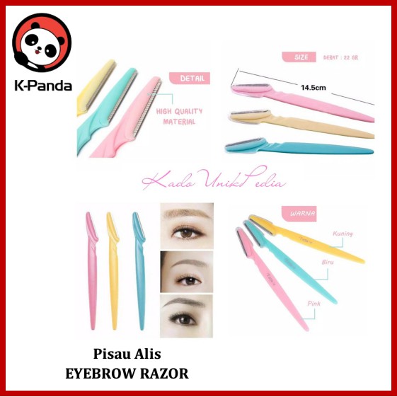 EYEBROW RAZOR - PISAU CUKUR ALIS - ALAT PENCUKUR ALIS - PENGEROK ALIS