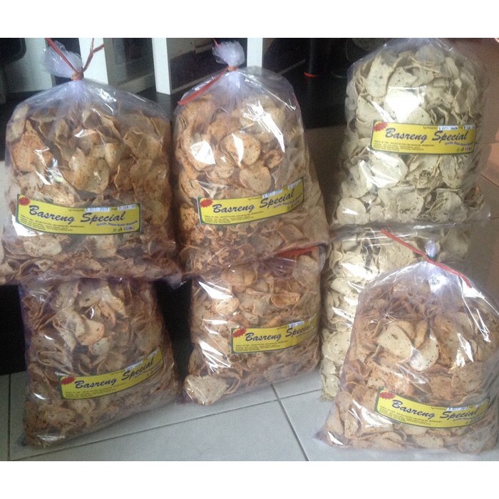 

Basreng Special rasa ayam bawang pedas 1ball isi 1kg