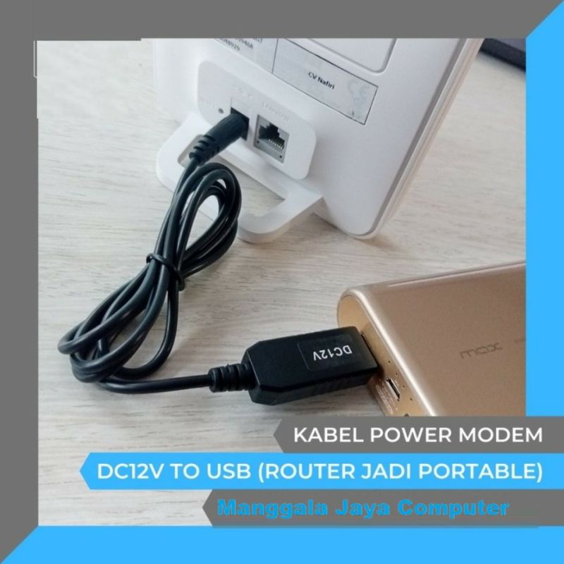 Kabel USB Power Router Orbit DC 12V to Power Bank