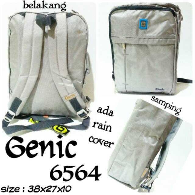 Tas ransel sekolah wanita Genic 6564 backpack terbaru dan temurah