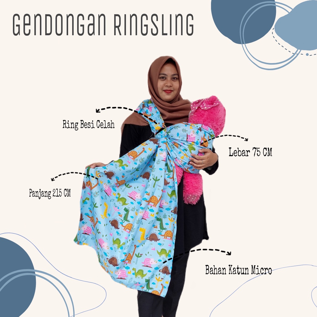 gendongan bayi gendongan ring sling carrier baby