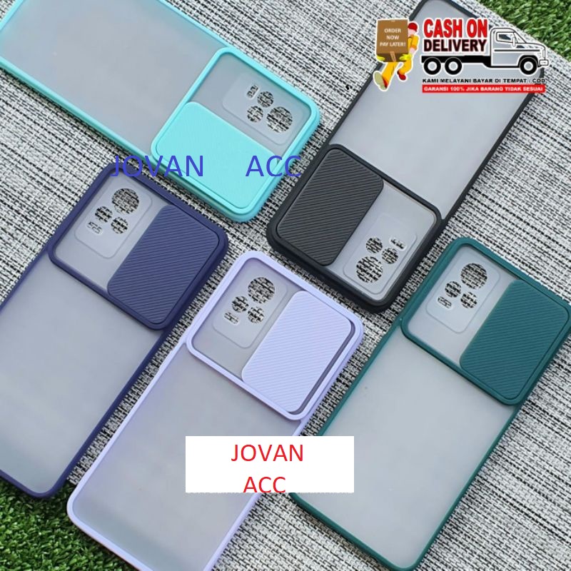 VIVO Y21A Y21T Y21S Y21 2021 Y33S V21 4G V21 5G CASE SLIDE DOFF SOFT MACARON DOFF HARDCASE SLIDING FUZE MATTE TRANSPARAN HARD SILIKON CASING COVER PELINDUNG KAMERA BELAKANG