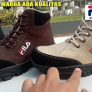  sepatu  boots  pria fila  trecking safety FILA  BOOTS  