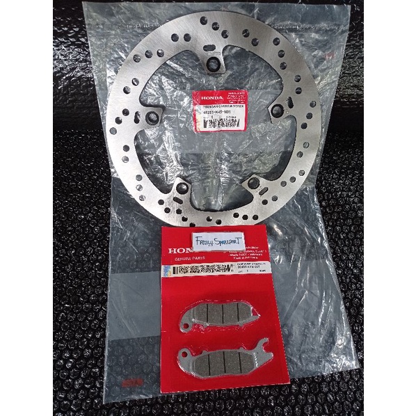 PIIRINGAN CAKRAM DEPAN+KAMPAS REM DEPAN HONDA CB 150 R CBR 150 LED KODE-K45-K15
