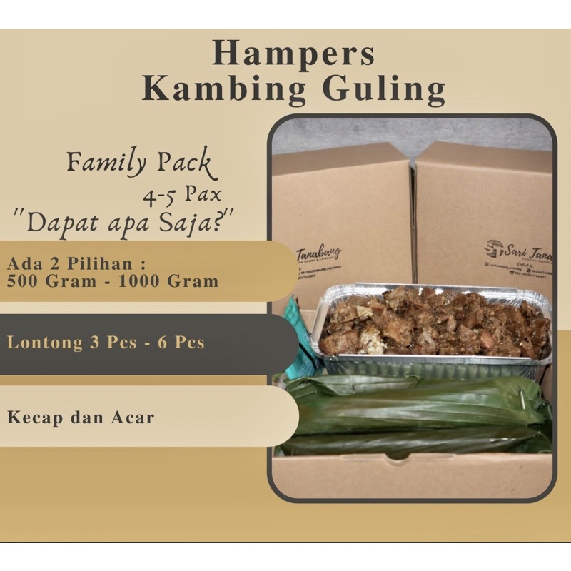 

hampers kambing guling (1000 gram)