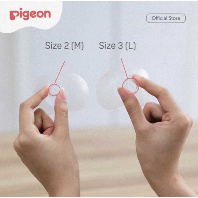 Pigeon Natural Feel Nipple Shield Isi 2 Pcs- Pelindung Puting Menyusui