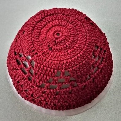 Kippah Yahudi Israel Rajut Polos Bintang Daud Topi Kopiah Jewish Yarmulke Kepha Kipah Ibrani Jew