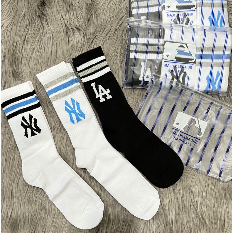 MLB unisex street style logo sock!! kaos kaki original-6