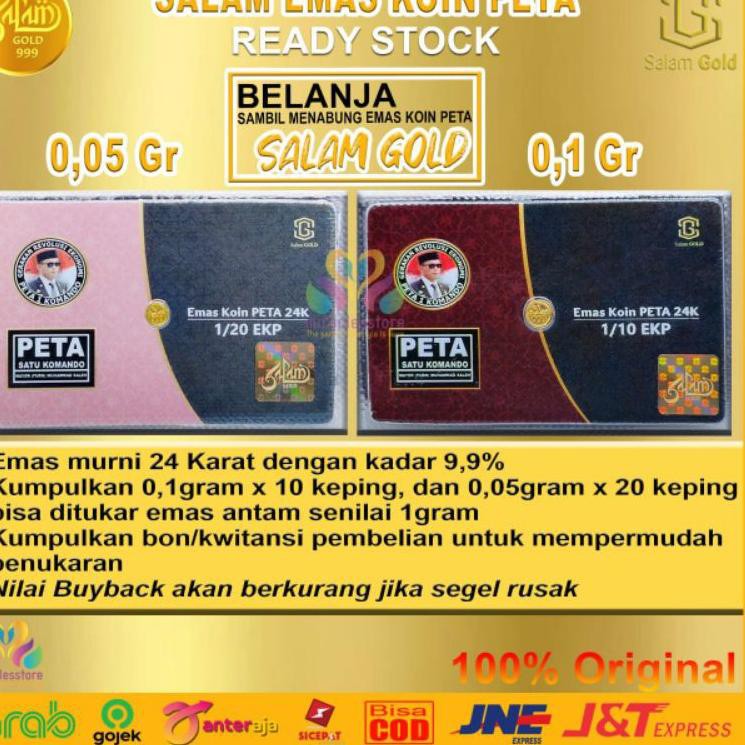Hot Sales Emas 24Karat 99.9% Koin Emas Asli ...