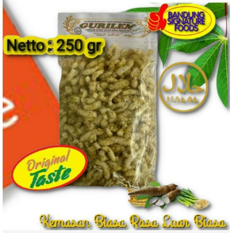 

250g Gurilem Mantap Khas Bandung - Rasa ORIGINAL Non Pedas