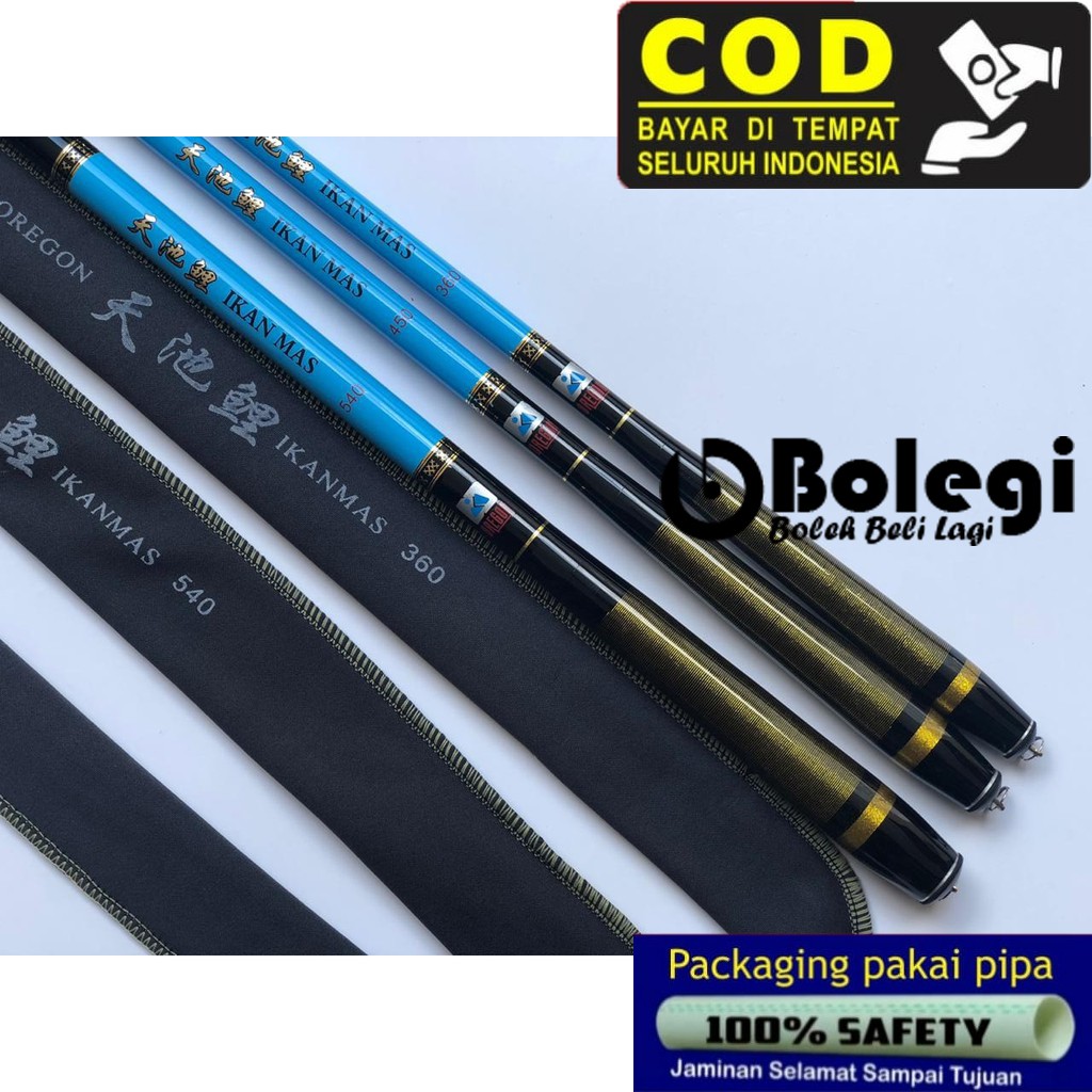 TEGEK OREGON IKAN MAS CARBON