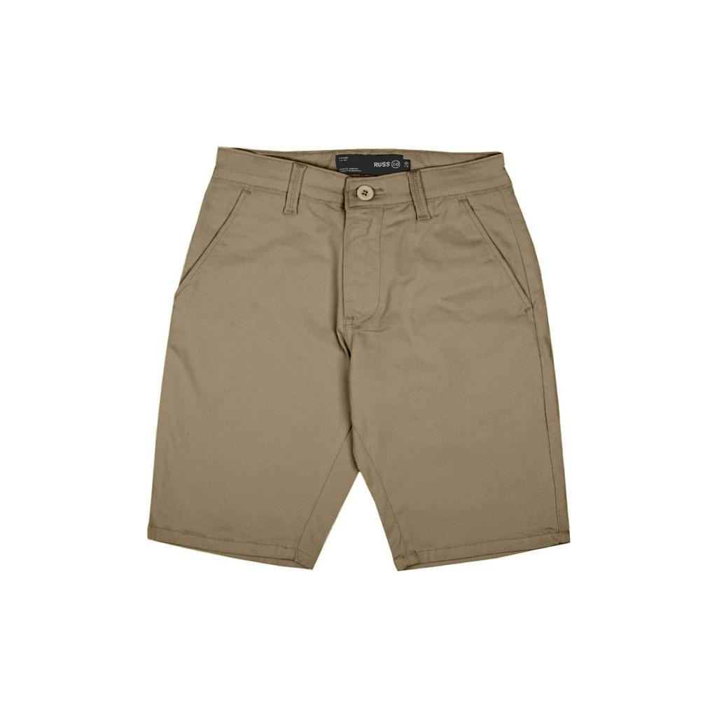 Russ Pants Celana Chino Pendek Pria Suspect Khaki ( Up To Big Size )