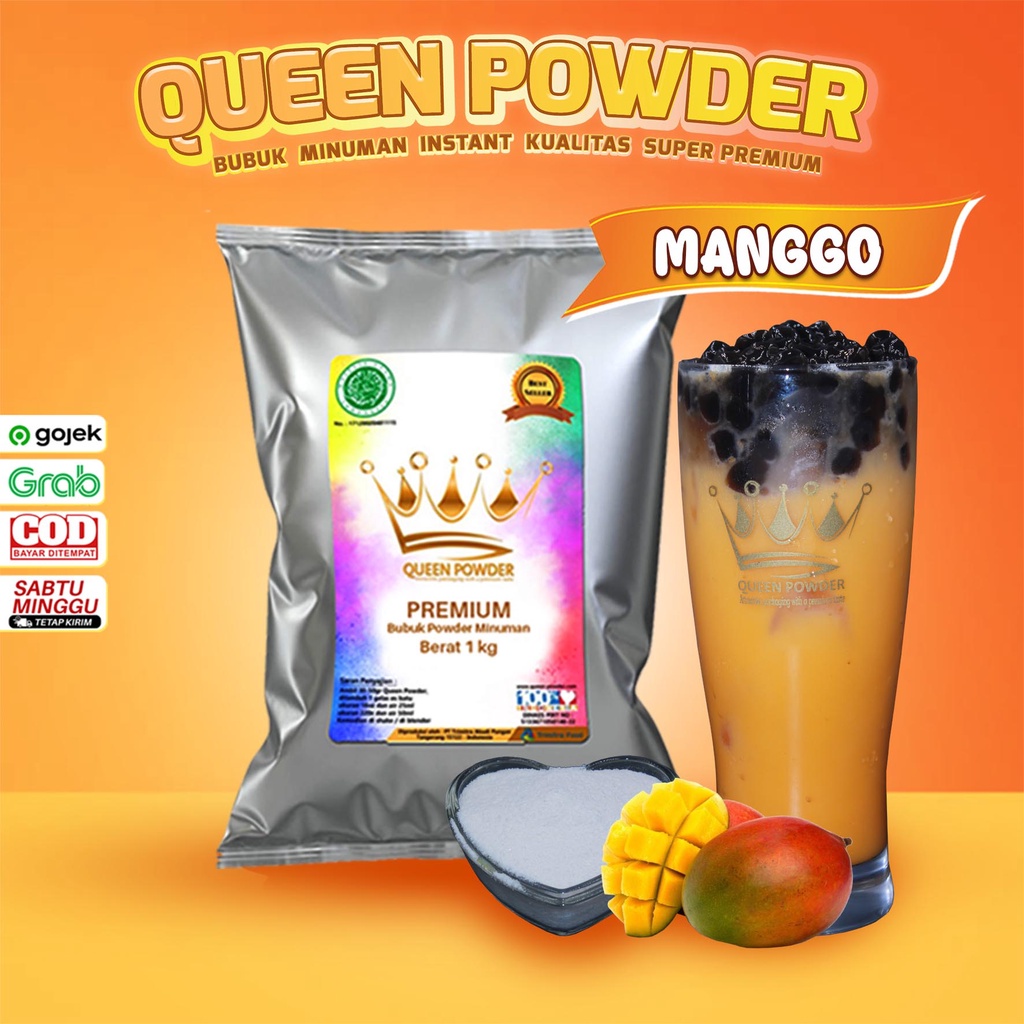 

Bubuk Minuman Queen Powder Premium Rasa Mango 1Kg