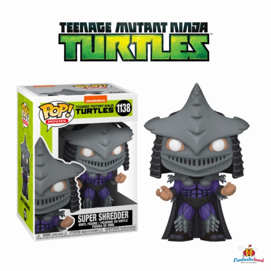 Original Funko POP Movies Teenage Mutant Ninja Turtles 2 - Super Shredder #1138