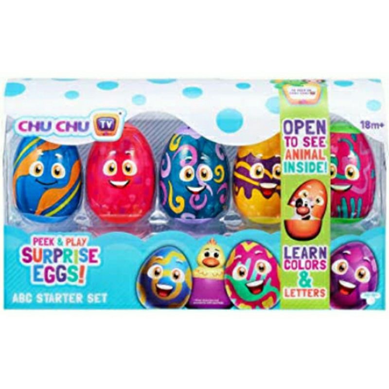 ChuChu Chu Chu TV Surprise Egg Peek & Play ABC Starter Set - Original