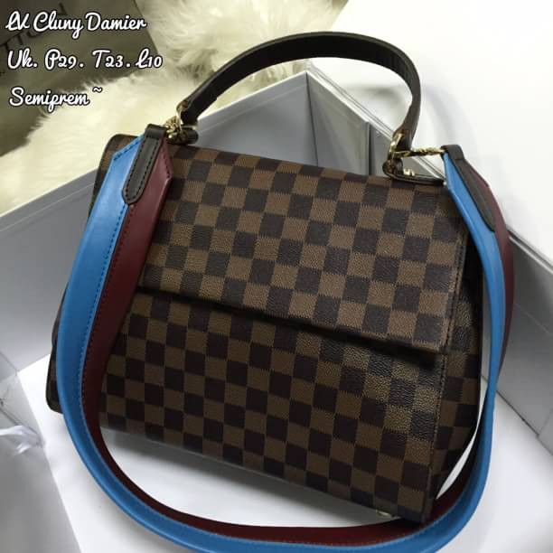 LV LUIS VUITTON CLUNY TAS WANITA  SEMI PREMIUM