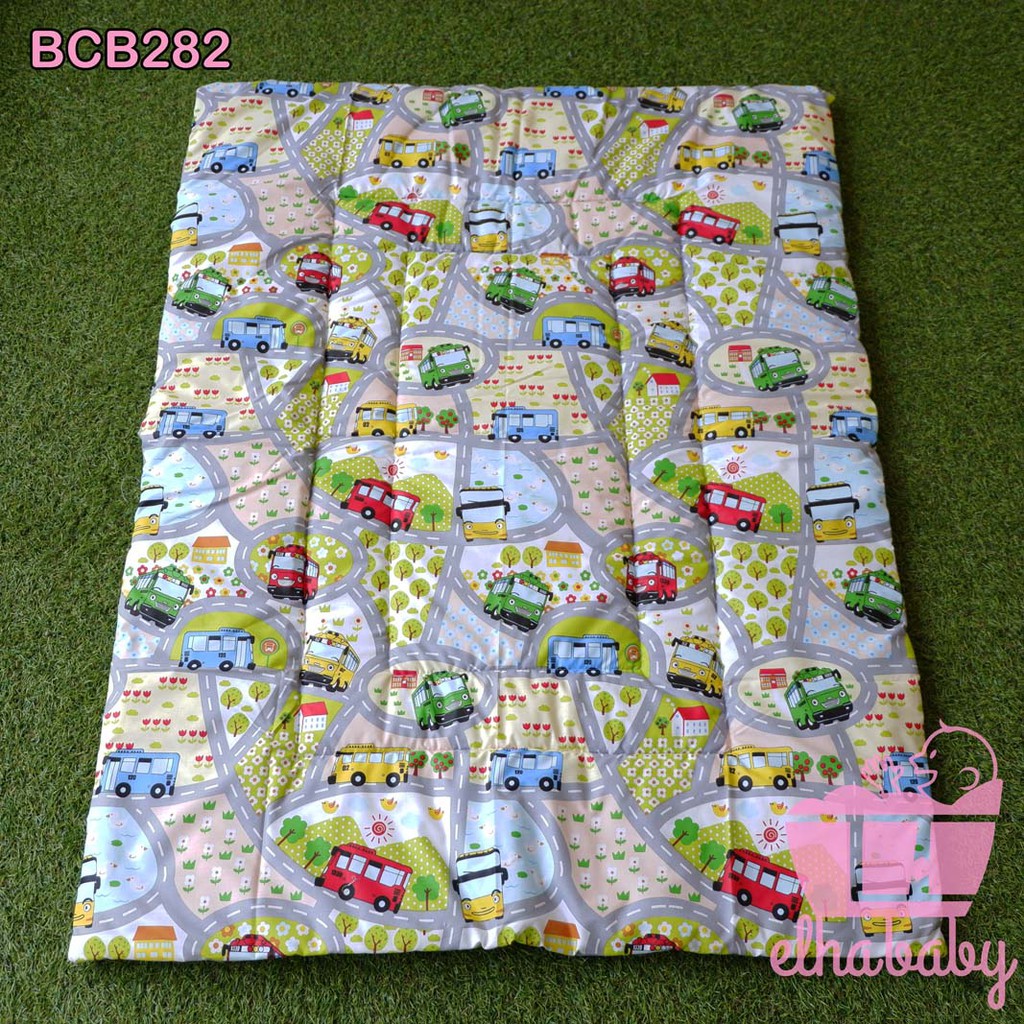 Elhababy bed cover bedcover bayi set motif murah selimut premium matras kasur  bayi karakter-282