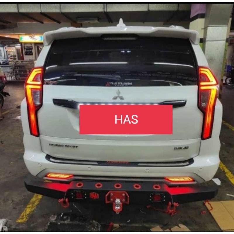 towing Pengan blakang Pajero sport facelift 2021-2022