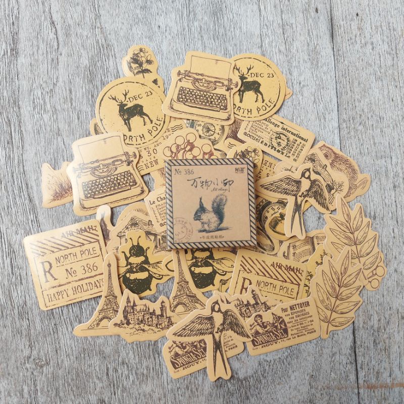 

46pcs Old Memories mini sticker