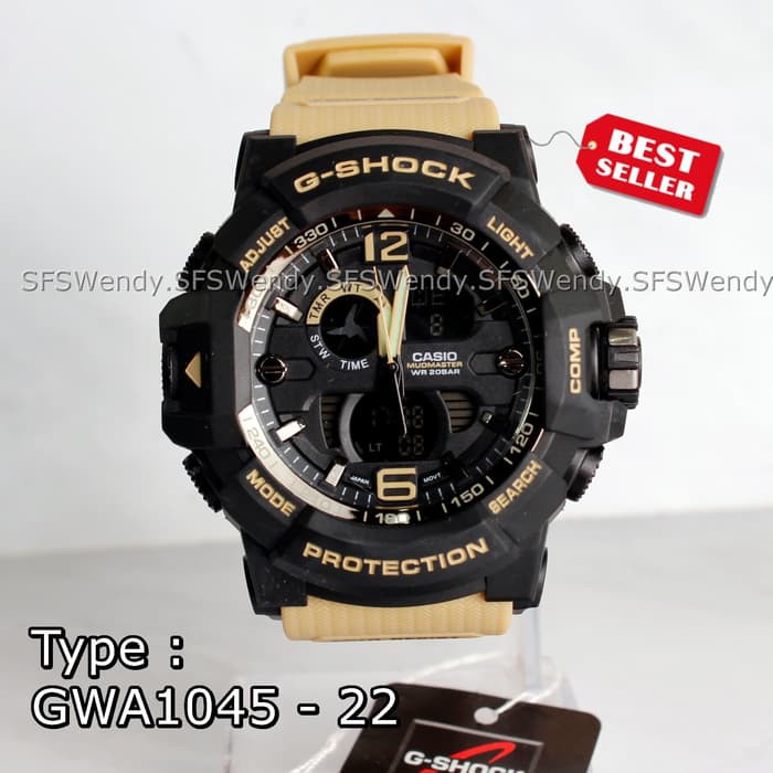 G Shock GWA-1045 Cream Army Jam tangan pria & anak
