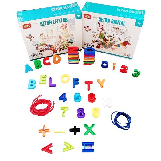 Mainan Edukasi Meronce Alphabet / Bilangan Belofty Toys