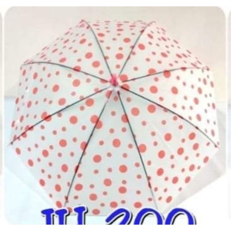 Payung 21&quot; PVC Tanggung Motif Polkadot