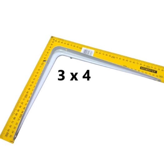 SIKU RAK PUTIH 3 X 4 / SIKU RAK DINDING/ FOLDING BRACKET/ SIKU RAK SERBAGUNA MULTIFUNGSI/ SIKU RAK P