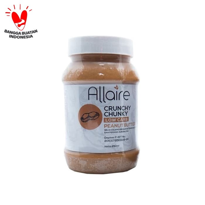 

Ketobetic Crunchy Chunky Peanut Butter Selai Kacang Keto Friendly