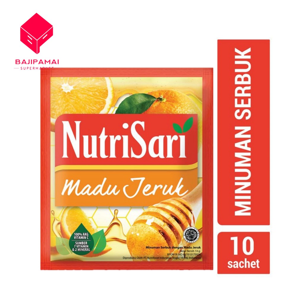 

NUTRISARI RASA MADU JERUK ISI 10 @ 14 GR