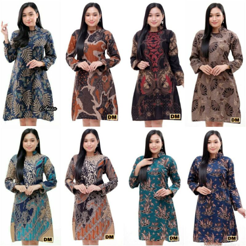 Terlaris SERUT GENES JELITA TUNIC NAVBOR YELBOR WHITBOR CREAMBOR TUNIK BATIK MODERN HRB030 DOLBI DOB