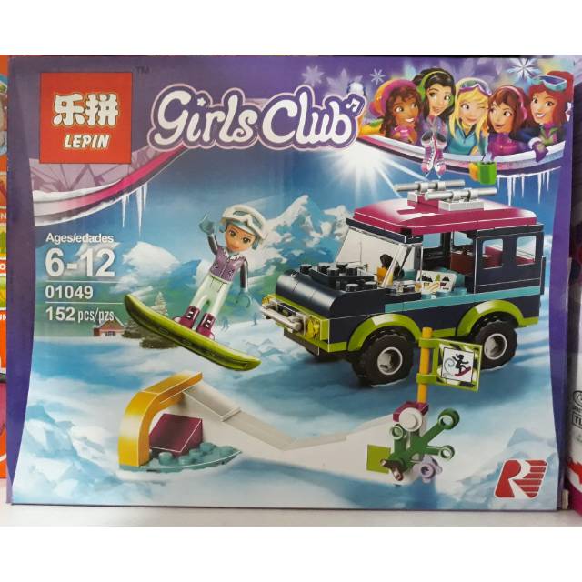 BRICK BLOCK LEPIN 01049 FRIENDS SNOW RESORT 152 PCS BRICK CEWEK