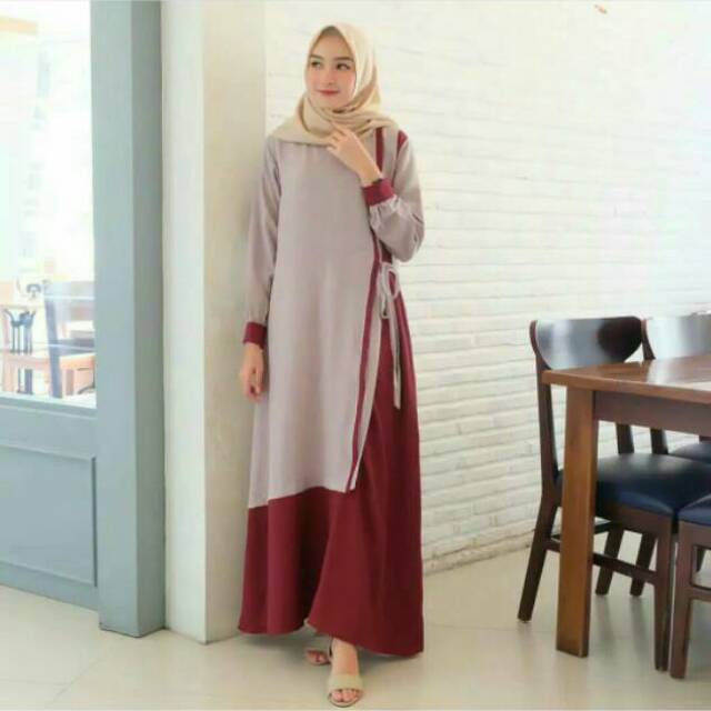 HAFIZA DRESS HIDAYAHBUSANA GAMIS POLOS GAMIS GAMIS LEBARAN SARIMBIT LEBARAN GAMIS PENGAJIAN
