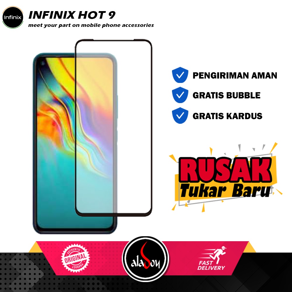 Tempered Glass Infinix Hot 9 Anti Gores Layar Screen Protector