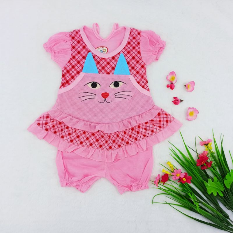 [Ss-7020] Pakaian Bayi New Born 0-9bulan, Pakaian Anak Perempuan, Dress Bayi, Baju Bayi Lucu