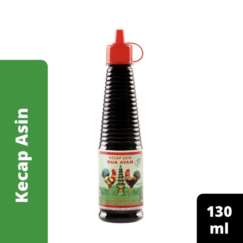 

Kecap Asin Dua Ayam 130 ml