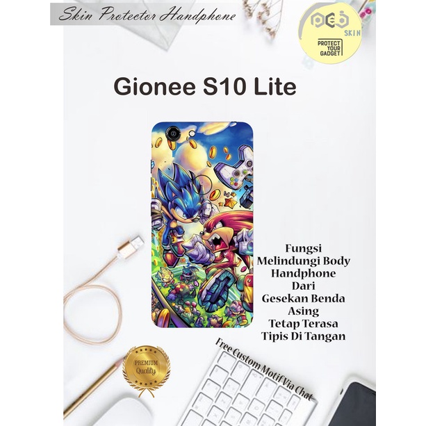 Dapat 2pcs Garskin Hp Gionee S10 Lite Motif bir - free Custom Motif